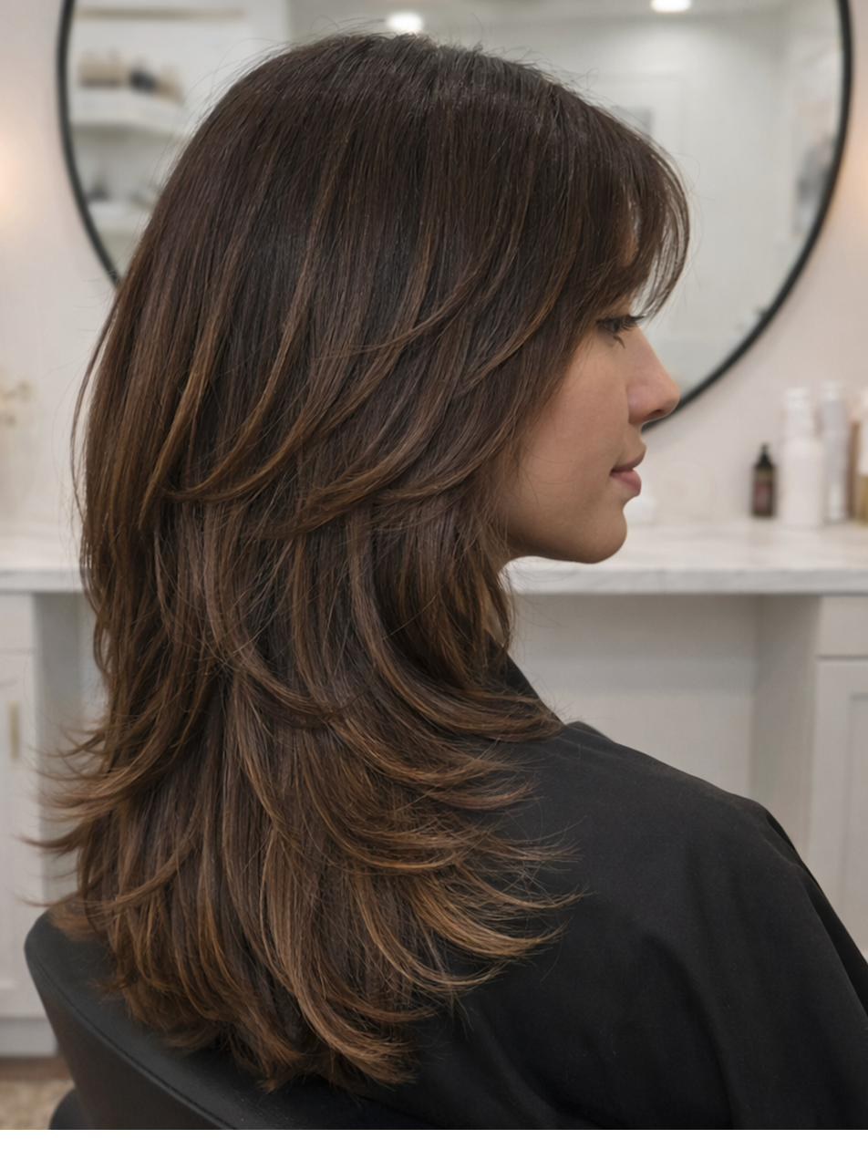 Curly precision haircut